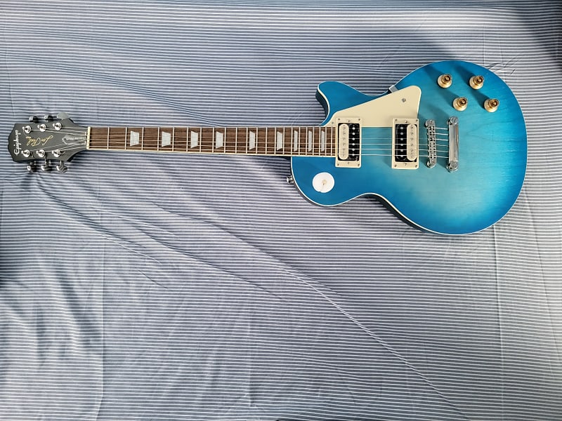 Epiphone les deals paul pacific blue