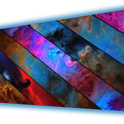 "Nebulae S" by Connor Matherne - 244 Landscape Acoustic Panel (Ceiling Mounted/No LED Backlighting) image 2