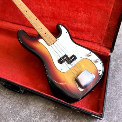 Greco Violin Bass Sunburst 1966 | Reverb