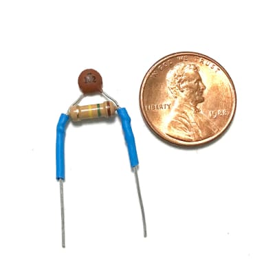 Guitar Treble Bleed Circuit .001µF Cap & 150K Resistor Small Size image 2