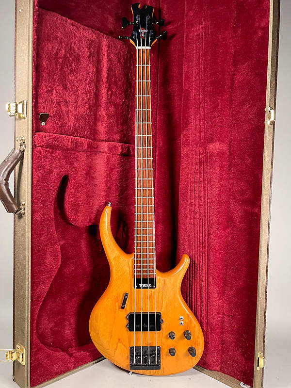 Tobias Growler Natural Finish Gibson Era Electric Bass Guitar w/HSC image 1
