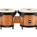 Meinl Percussion HB100SNT-M Rubber Wood Bongos with Natural Skin Heads, Super Natural Finish (VIDEO)