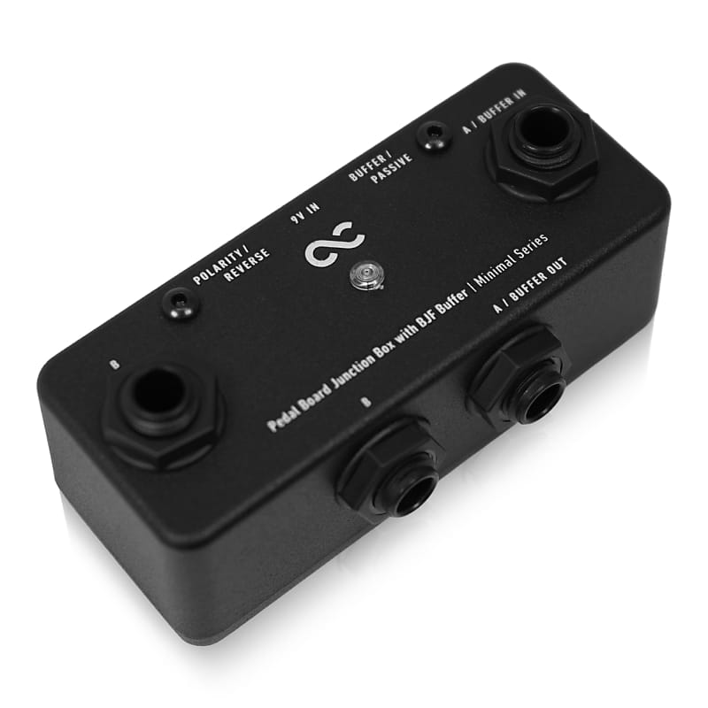 One Control Minimal Series Pedal Board Junction Box with BJF Buffer  OC-M-JBBUF - Effects Pedal for Electric Guitar - NEW!