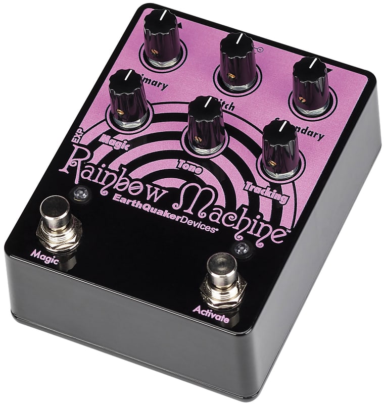 EarthQuaker Devices Limited Edition Pink on Black Rainbow Machine