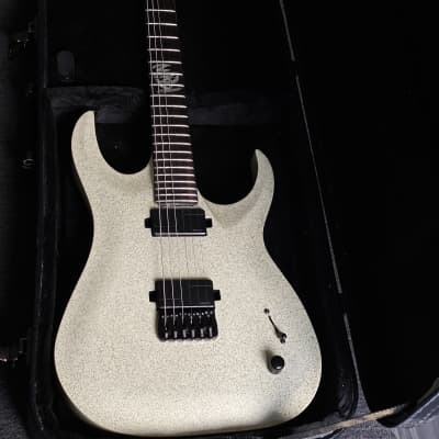 Strictly 7 Guitars Cobra archtop Custom Shop 2018 White Sparkles image 3
