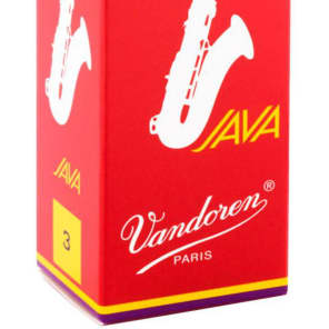 Vandoren SR273R Java Red Tenor Saxophone Reeds - Strength 3 (Box of 5)
