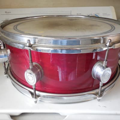 DW Pacific CX Snare Drum 5x14" Wine Color Wood Shelled FREE USA SHIPPING image 3