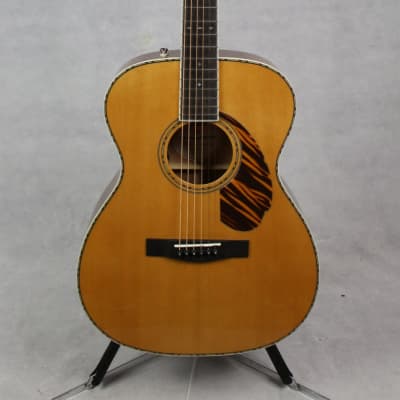 Fender PO-220E Orchestra Acoustic Guitar Ovangkol Fingerboard Natural w/ Case image 1