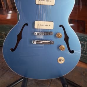 2012 Gibson Midtown Standard Semi-Hollow Electric in Pelham Blue w/ Case image 2