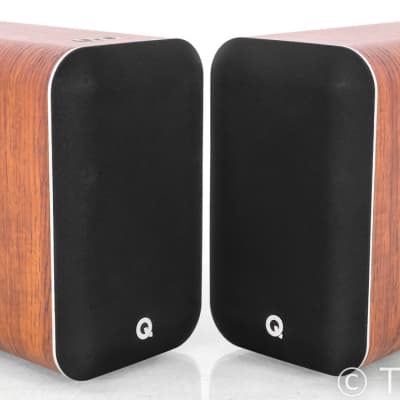 Q Acoustics M20 HD Powered Bookshelf Speakers; M-20; Walnut Pair; USB; Bluetooth image 1