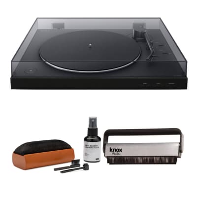 Sony PS-LX310BT Wireless Bluetooth Turntable with Vinyl Cleaning Bundle