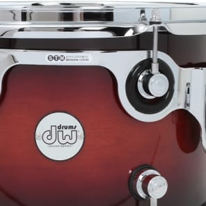 DW DDLG2004TB Design Series Frequent Flyer 4-piece Shell Pack with Snare Drum - Tobacco Burst image 3