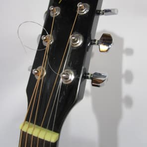 Fender DG-11E Acoustic/Electric Guitar, Black image 5