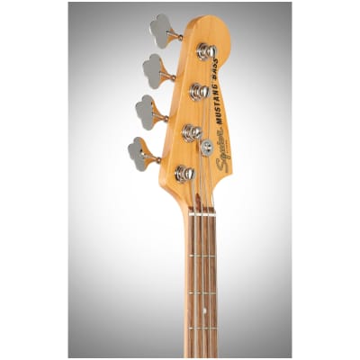Squier Classic Vibe '60s Mustang Electric Bass, Laurel Fingerboard, Surf Green image 7