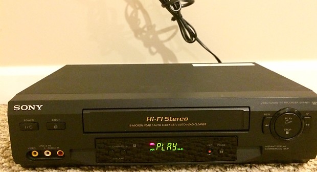 Sony Hi-Fi VCR SLV-N51 Late 90's Black image 1