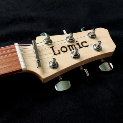 Lomic AP-1 Orange Offset USA Hand-Made Bolt-on Guitar image 5