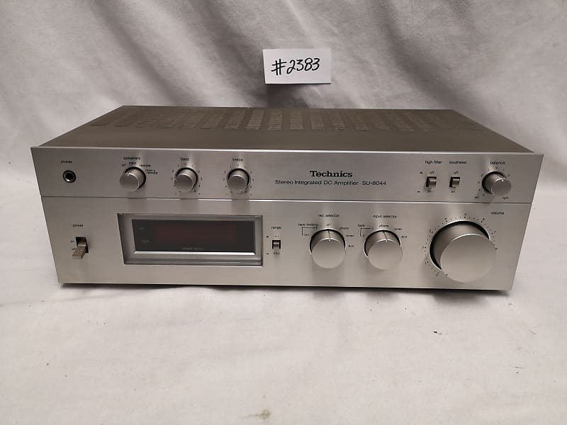 Technics SU-8044 ステレオインテグレーテッドアンプ Technics SU-8044 Stereo Amplifier - YouTube