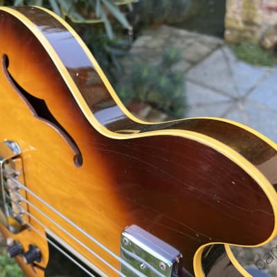 1968 Gibson EB-2 Bass - Iced Tea Sunburst - Perfect - HSC image 10