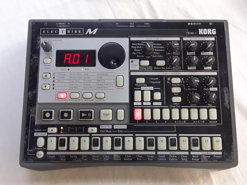 Korg EM-1 Portable Electribe (Built in Battery and Bluetooth