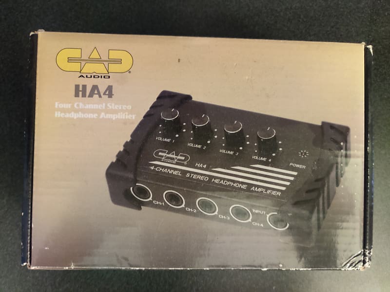 CAD HA4 Compact 4-Channel Stereo Headphone Amp image 1