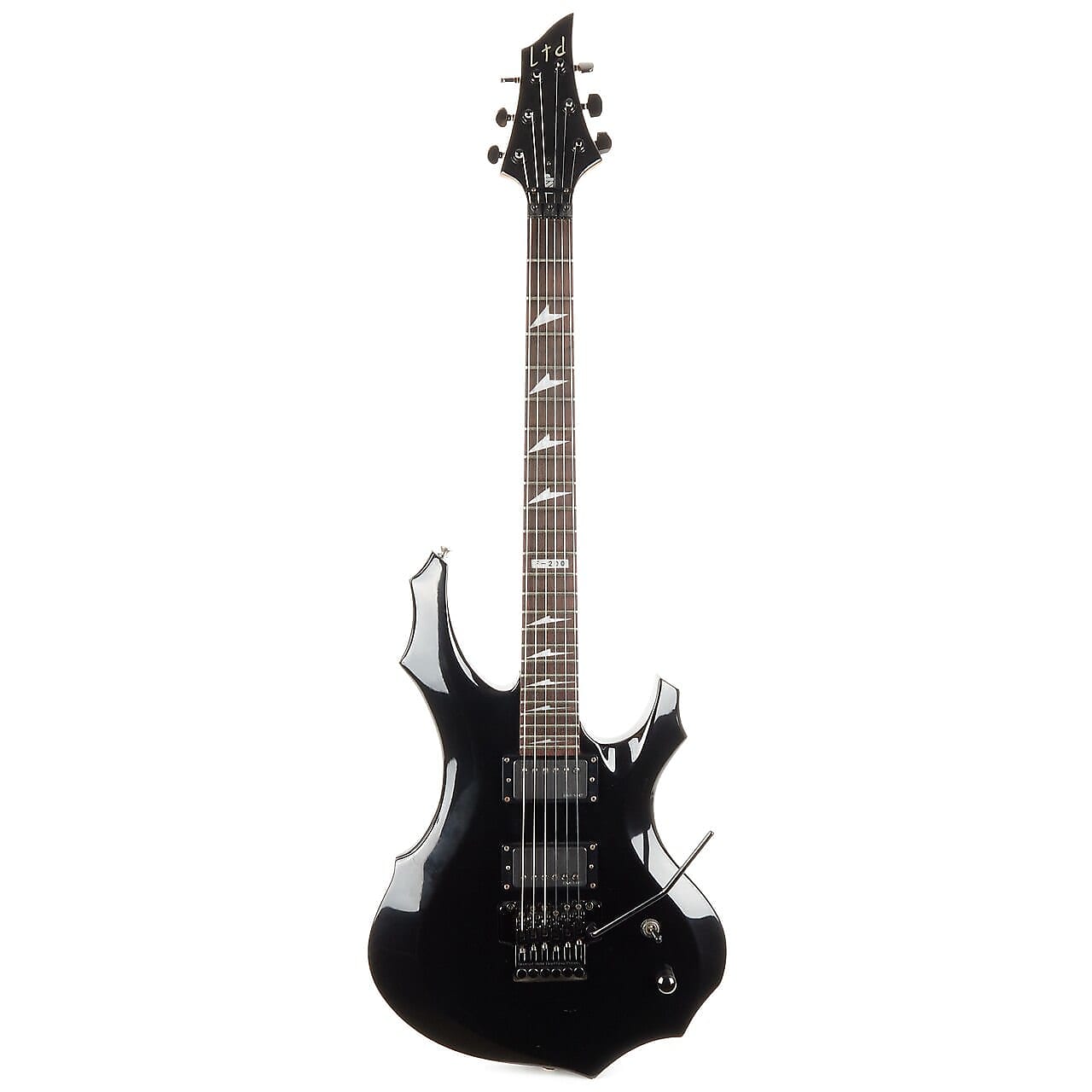 ESP LTD F-200 Electric Guitar, Satin Black — Morris Guitar Company