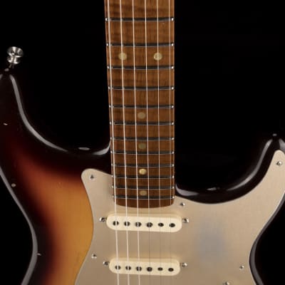 Fender Custom Shop Limited Edition Roasted 1958 Stratocaster Special Journeyman Relic Chocolate 3-Tone Sunburst image 3