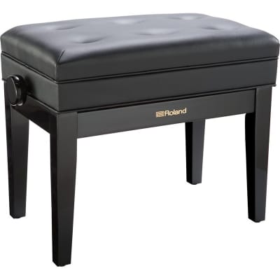 Roland RPB-400BK Piano Bench with Cushioned Seat, Black