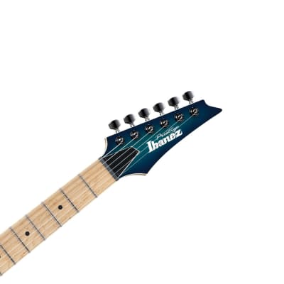 Ibanez RG652AHMFX RG Series Electric Guitar - Nebula Green Burst image 5