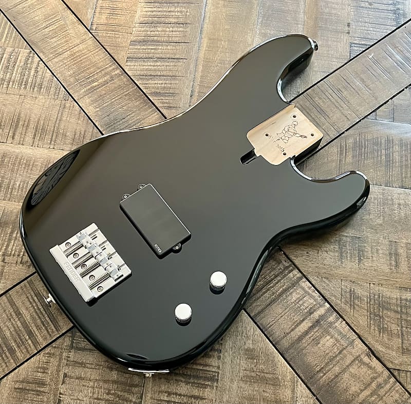 Warmoth Custom Precision Bass Guitar Body LOADED Reverb