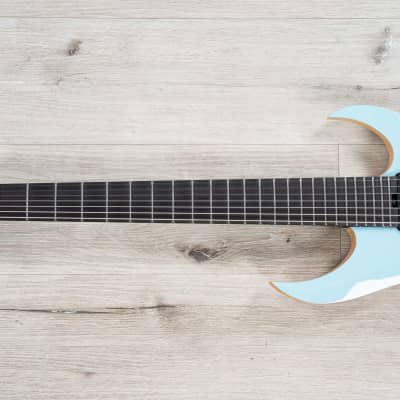 Mint Schecter John Browne Signature Tao-7 7-String Guitar, Ebony Fretboard, Azure image 6
