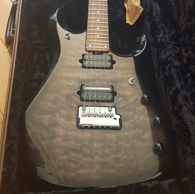 Music Man JP6 BFR Trans Black Quilt EBMM Ernie Ball John