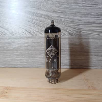 Rare 1964 MULLARD EZ81 6ca4 Telefunken label super strong