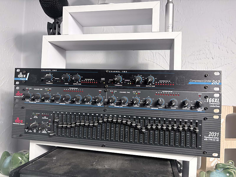dbx 166XL Stereo Compressor / Limiter / Gate | Reverb