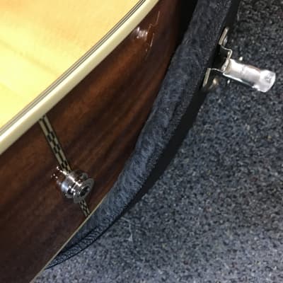 Ibanez Artwood AW-100 acoustic-electric guitar made in Korea 2002 with added fishman matrix infinity pick-up active system with hard case . image 14