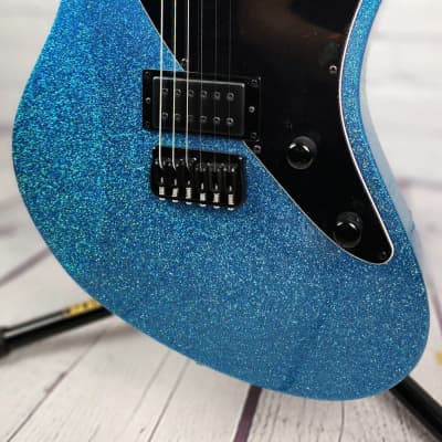Balaguer Guitars USA Series Espada Gloss Ocean Sparkle Roasted Maple image 3