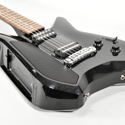 Fusion Smart Guitar Black Finish Electric Guitar w/ Gig Bag image 4