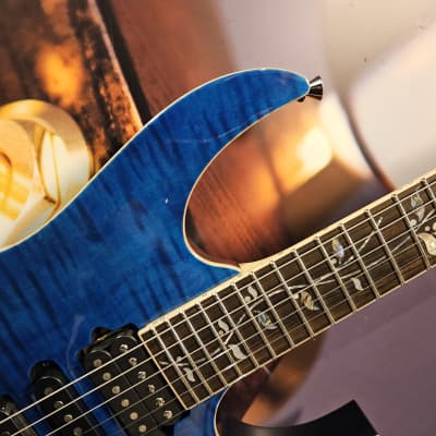Ibanez RG8570-RBS j.custom 6-String Guitar, Royal Blue Sapphire Incl. Hardcase image 2