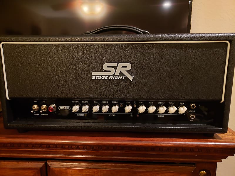 Monoprice Stage Right SB20 50w 2 channel all tube amp head Reverb