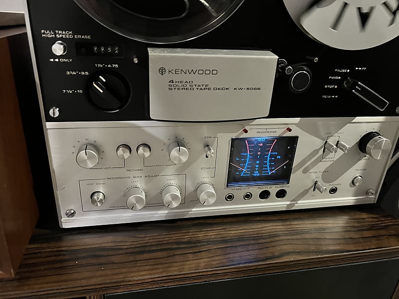 Kenwood KW-5066 Stereo 4 head reel to reel Tape Deck Vintage rare