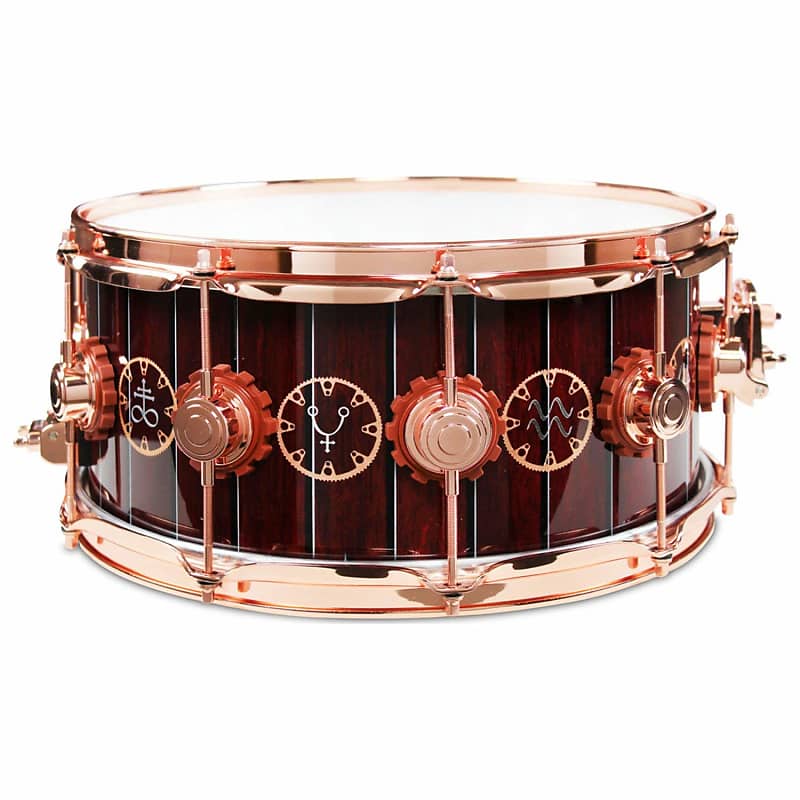 DW DREX6514SSP-RH Collector's Series "The Time Machine" Neil Peart / Rush Signature Icon 6.5x14" Snare Drum image 1