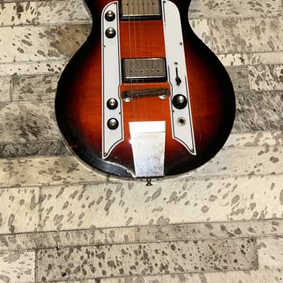 BLUES SUPER WEAPON -Airline  Town & Country  Early 60’sh  - Red Burst for sale