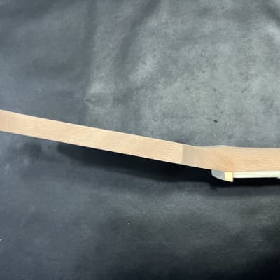 Unbranded  Replacement bolt-on Neck Tilt back Headstock Mahogany 24" scale trapezoid inlays #6 image 14