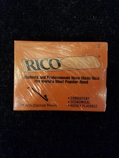 Rico RDA2520 Alto Clarinet Reeds - Strength 2.0 (25-Pack) image 1