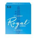 Rico Royal Bb Clarinet Reeds, Box of 10 Strength 3