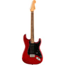 Fender Noventa Stratocaster Electric Guitar - Crimson Red Transparent, Pau Ferro Fingerboard - Display Model