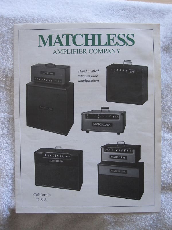 huge lot of vintage Matchless amp brochures manuals etc. DC-30 Clubman Spitfire Chieftain Mark Sampson amp image 1