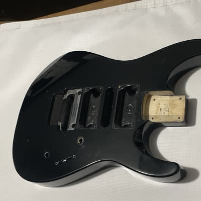 1990's Japan Jackson Performer PS-4 Black Guitar Body Floyd Ready image 3