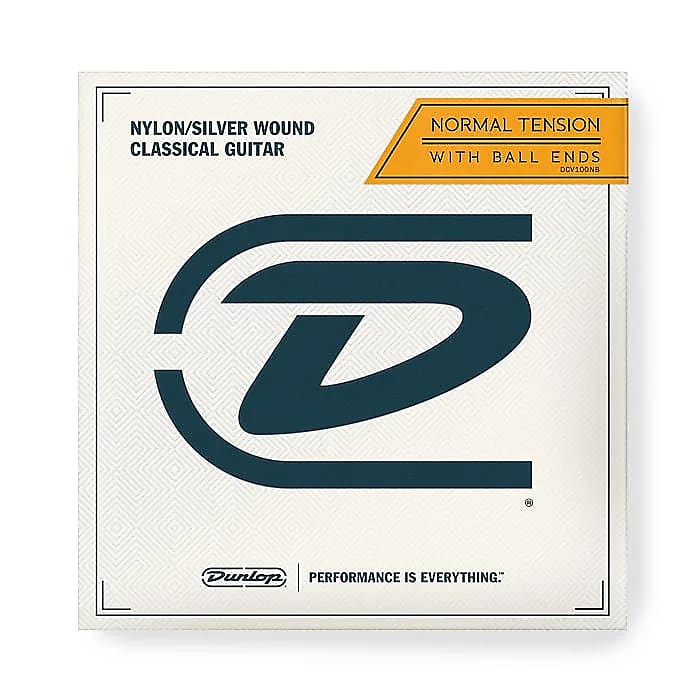 Dunlop DCY01ENB Performance Series Nylon Ball End Classical Guitar String - E (Normal Tension) image 1