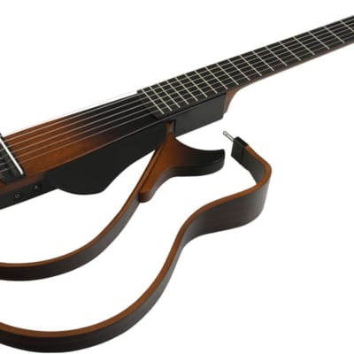 Yamaha SLG200N Silent Nylon String Guitar 2023 - Tobacco Sunburst image 4