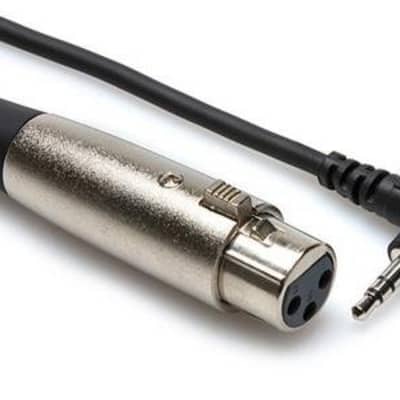 Hosa 1' Microphone Cable (XLR3F - 3.5 mm TRS) image 1